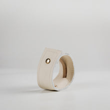 Load image into Gallery viewer, Oversized Vegan Leather Hair Strap in Stone