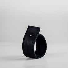 Load image into Gallery viewer, Oversized Vegan Leather Hair Strap in Black