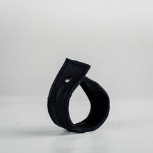 Load image into Gallery viewer, Oversized Vegan Leather Hair Strap in Black