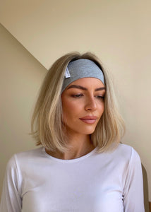 Jersey Headband in Grey