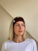Load image into Gallery viewer, Jersey Headband in Brown

