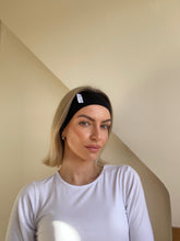 Load image into Gallery viewer, Jersey Headband in Black
